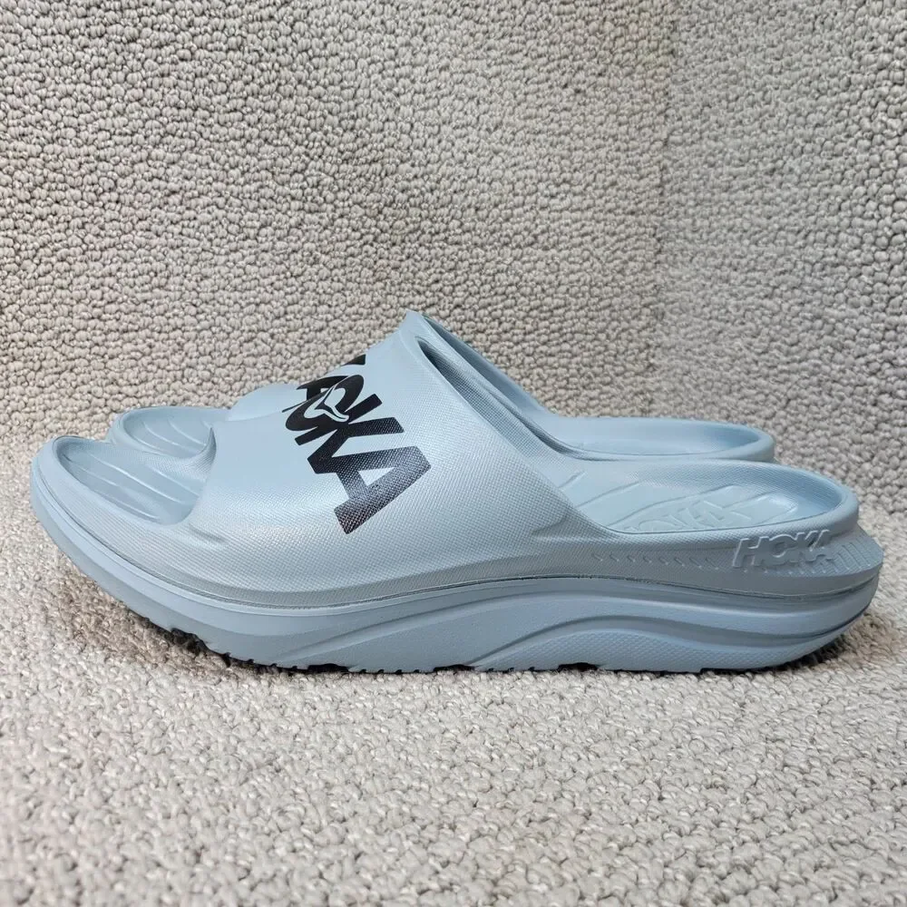 Hoka One One Ora Athletic Slide Blue Black Men's US Size 11